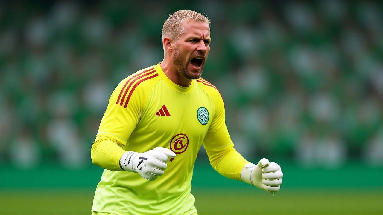 Kasper Schmeichel Celebrates Celtic’s Fourth Clean Sheet Amid Fan Protests